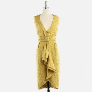 Quillaree BHLDN silk tulip hem dress